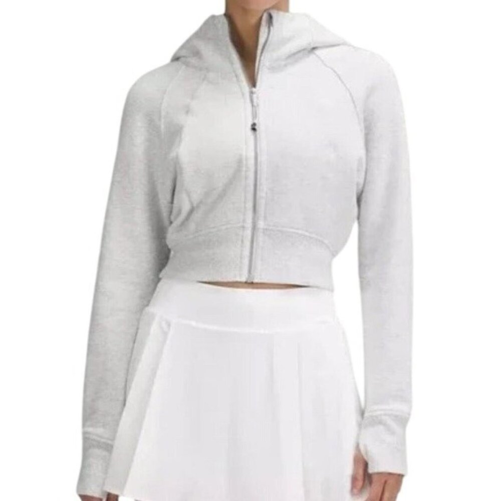 Lululemon Scuba Cropped Full Zip Hoodie